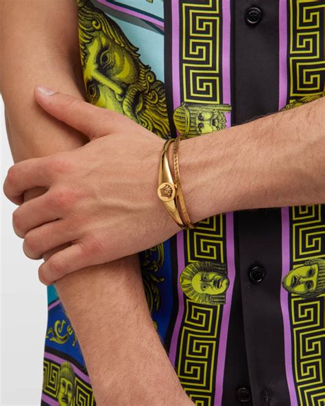 versace bracelet mens ebay|Versace necklaces men's.